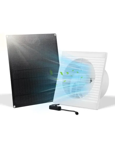 UNYIMA Kit Ventilator Solar 15W | Evacuare Automata | Waterproof
