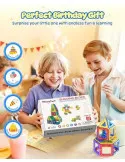 Blocuri Magnetice Theefun 100 Piese, Jucărie 3-8 Ani