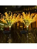 Set 2 Lămpi Solare LED Flori Rapiță IP66, 75 cm