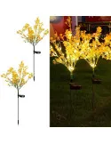 Set 2 Lămpi Solare LED Flori Rapiță IP66, 75 cm