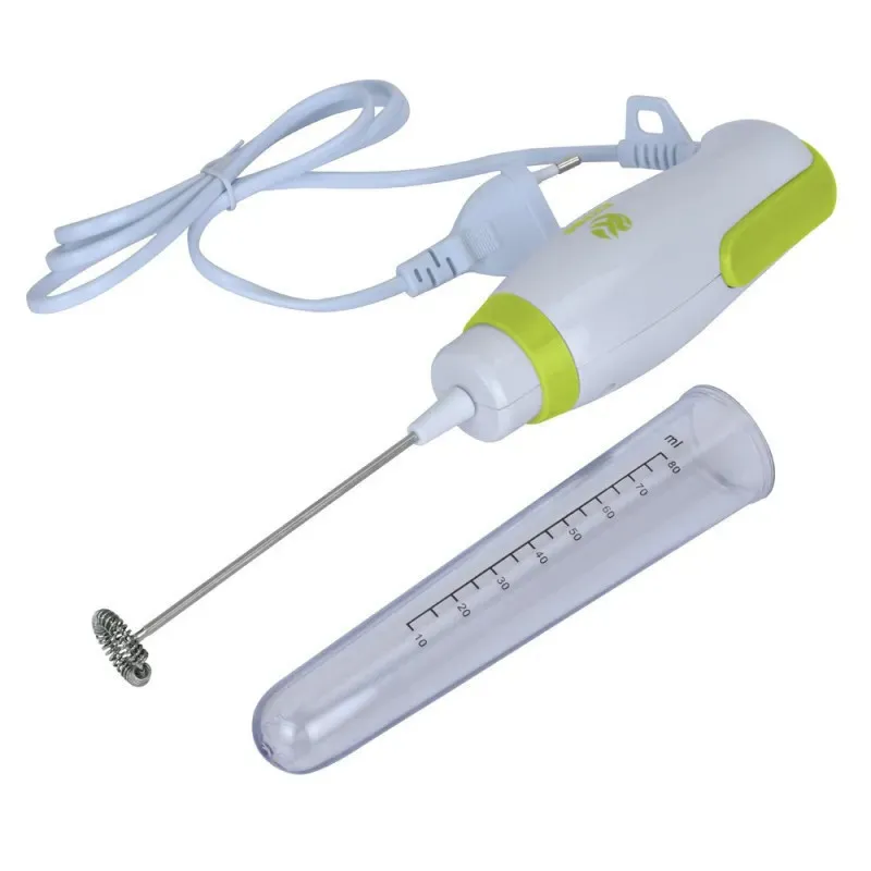 Mixer Electric Multifuncțional, 25W, cu Pahar Gradat – Pentru Frappe, Spumare Lapte și Omlete Rapide