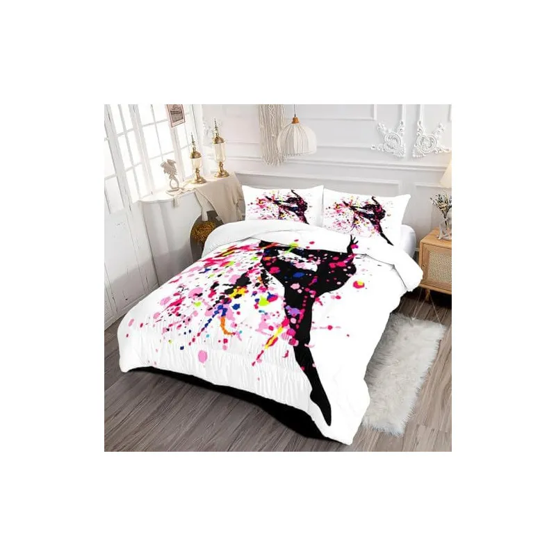 Lenjerie Pat King ZZXHG Gimnastică Roz, Microfibră 240x220