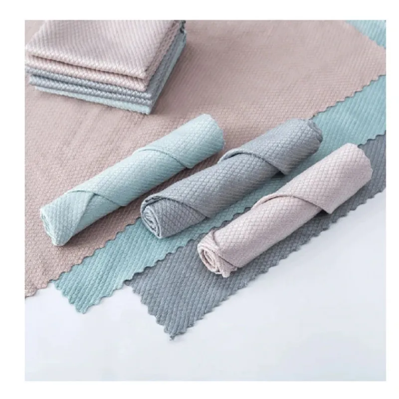 Set 10 x lavete din microfibra 30x30 cm diverse culori