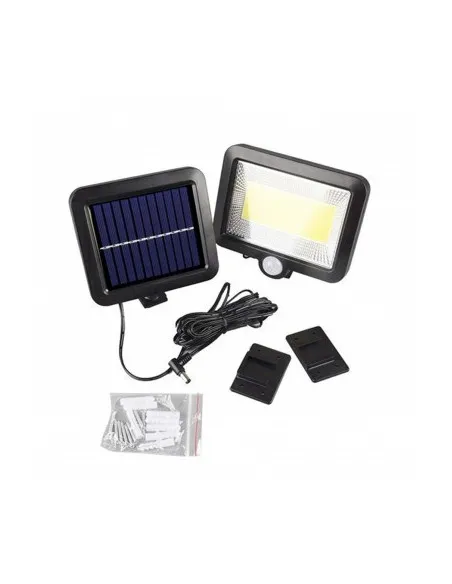 Lampa solara stradala 90W, 120 LED, senzor de