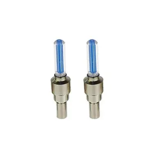 Set 2 capace ventil pentru auto, bicicleta sau motocicleta, cu led-uri colorate
