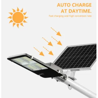 Lampa Solara Stradala LED Jortan 400W Panou Fotovoltaic 2