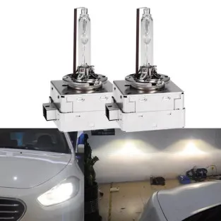 Set 2 becuri Xenon D1R White auto pentru far 2