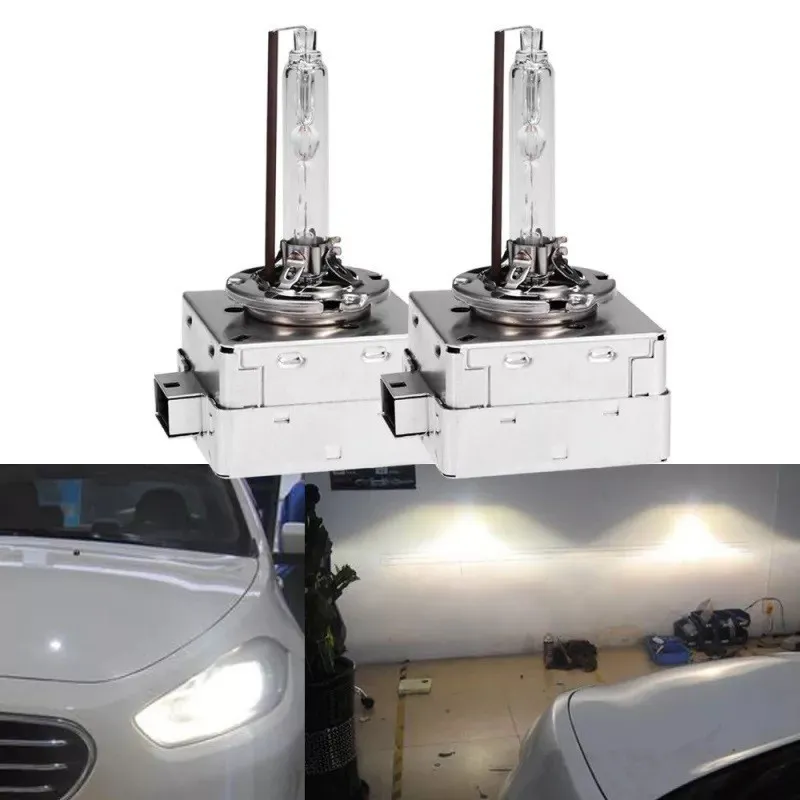 Set 2 becuri Xenon D1R White auto pentru far