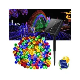 Set 5 x instalatie solara 100 LED, culoare multicolor 2