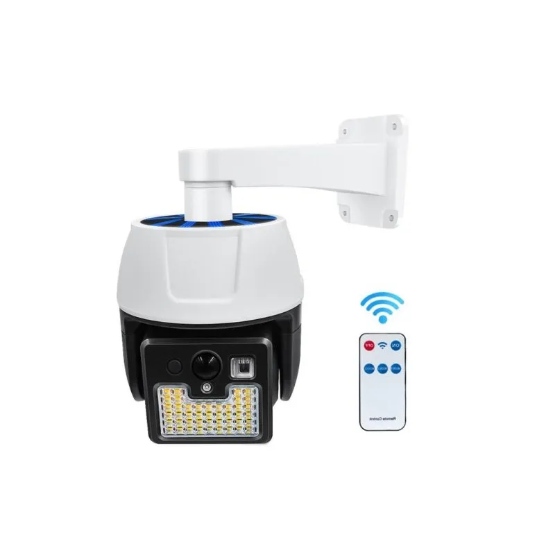 2 X Camera solara falsa, 44 LED SMD, cu senzor de miscare si telecomanda