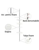 Etajera colt pentru baie multi corner shelf