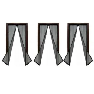 Set 3 perdele magnetice antiinsecte 190 x 100 cm