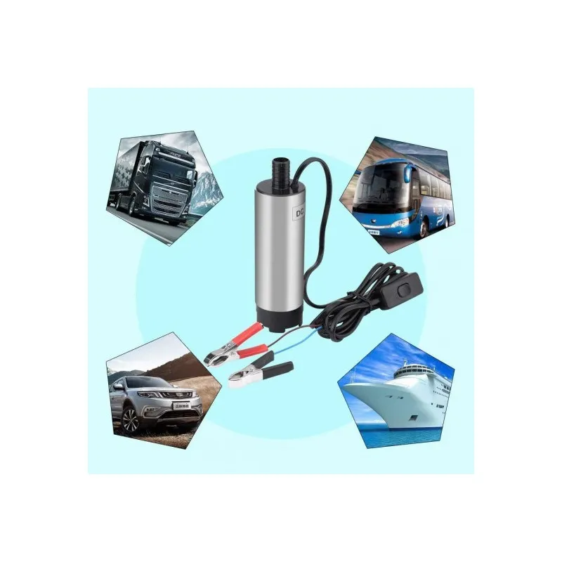 Pompa electrica auto submersibila 12V, 20 l/min