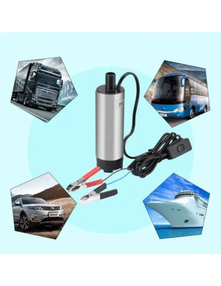 Pompa electrica auto submersibila 12V, 20 l/min