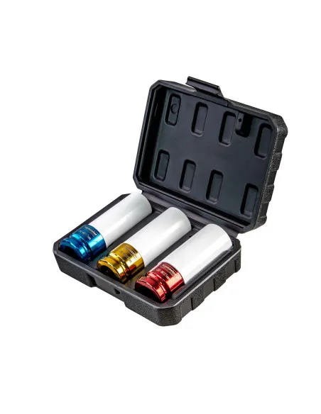 3 Tubulare de impact cu protectie set 17, 19, 21mm 1/2" TMP