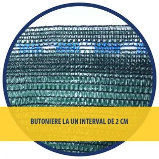 PLASA UMBRIRE 1.5 x 25 M - VERDE - 40 g/mp 2