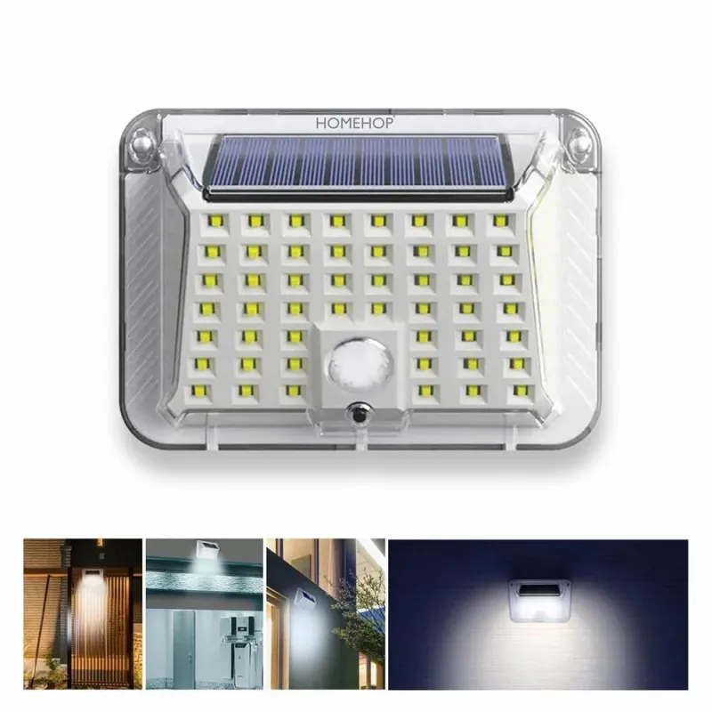 Set 4 Lămpi Solare 90 LED Jortan, Senzor de Mișcare, IP65, 1200mAh