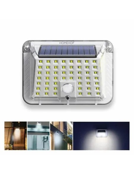 Set 4 Lămpi Solare 90 LED Jortan, Senzor de Mișcare, IP65, 1200mAh