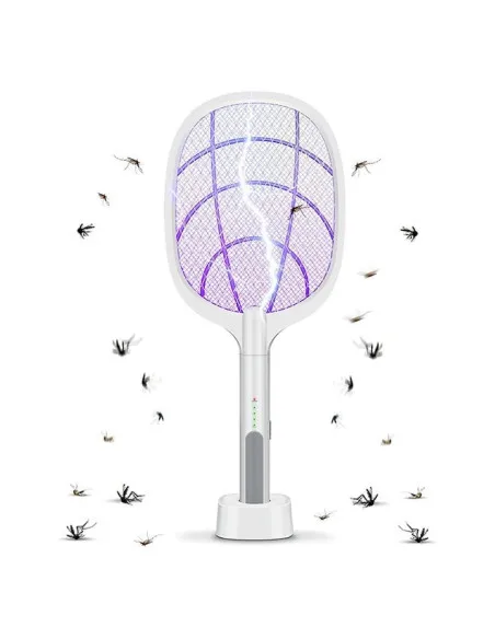 Paletă Electrică Anti-Insecte 3000V, USB, 1200mAh