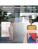 Camera WiFi JORTAN JT-8696QJ 6MP Rotire 360° Vedere Nocturna