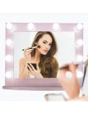 Set 10 becuri LED pentru oglinda make-up, cu