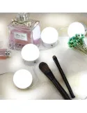 Set 10 becuri LED pentru oglinda make-up, cu