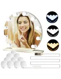 Set 10 becuri LED pentru oglinda make-up, cu