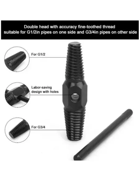 Extractor de impact 1/2 3/4" 12-18mm MARE