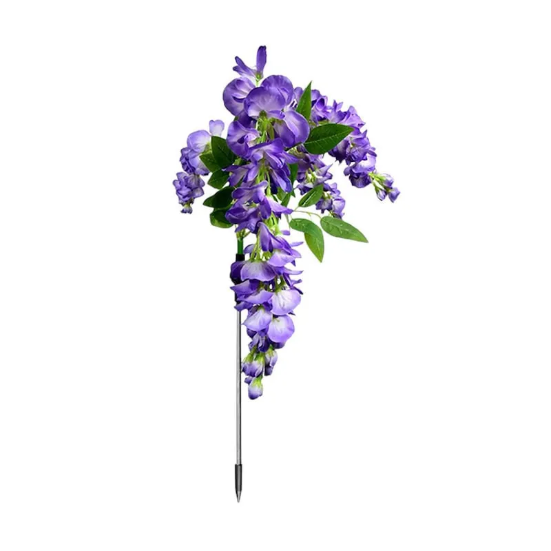 Set 2 Lămpi Solare LED Wisteria, 70 cm, Lumină Albă Caldă, IP65, diverse culori
