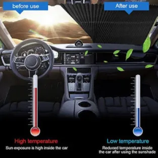 Copertina parasolar auto retractabil cu fixare 2