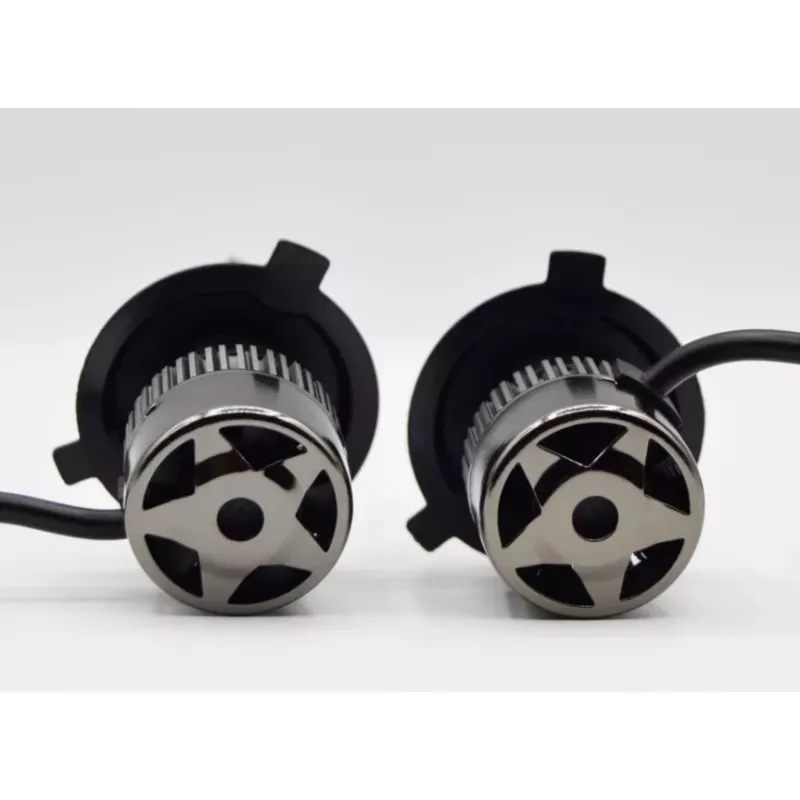 Set 2 becuri LED auto R6 H4 80W - 4000Lm 6000k