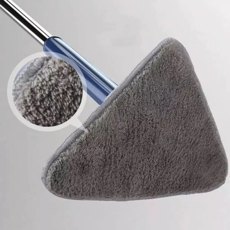 Lavetă Triunghiulară din Microfibră pentru Mop cu Cap Rotativ 360°