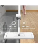 Mop Hydrox Microfibră 46 cm, Tija Reglabilă, Profesional