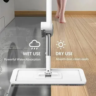 Mop Hydrox Microfibră 46 cm, Tija Reglabilă, Profesional