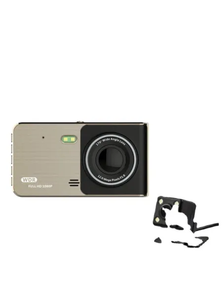 Camera DVR dubla, ecran 4 inch,Full HD 1080p, 170 grade, marșarier