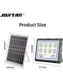 Proiector LED 400W cu panou solar, exterior IP 66, telecomanda, Jortan 2021