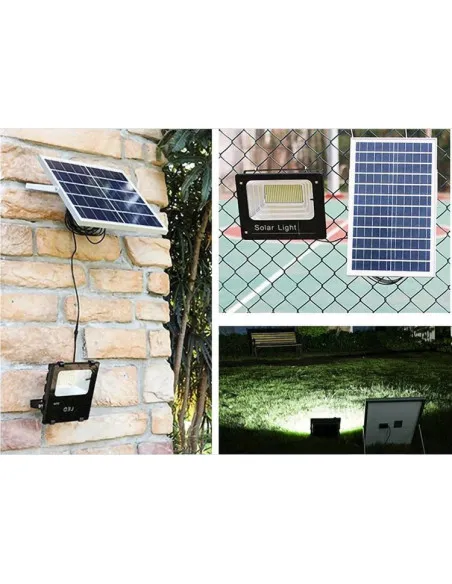 Proiector Solar 50W | Panou 35x23cm | 6000mAh | Aluminiu