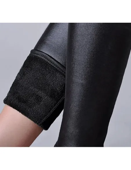 Colanti imitatie piele imblaniti