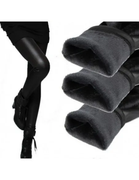 Colanti imitatie piele imblaniti