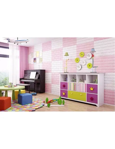 Set 5 Buc Tapet autoadeziv 3D (design caramida)