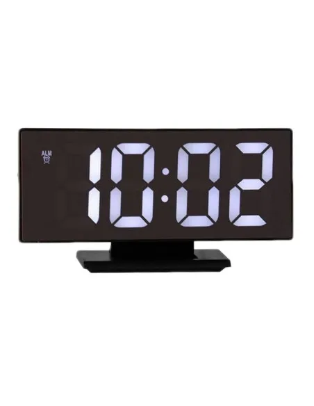 Ceas digital LED cu oglinda, litere mari, USB