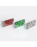Ceas digital oglinda cu LED Verde, Rosu, Alb