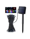 Instalatie 100 LED cu panou solar si controler