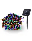Instalatie 100 LED cu panou solar si controler