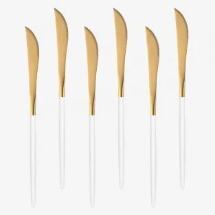 Set 6 Cutite din inox, in stil Portughez, Deluxe