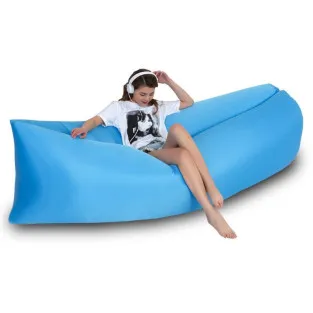 Saltea Gonflabilă Tip Lazy Bag cu Umflare prin Aer 2