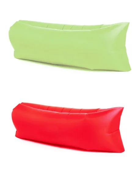 Saltea Gonflabilă Tip Lazy Bag cu Umflare prin Aer