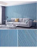 Set 5 placi tapet 4D, autoadeziv, 70x70cm, diverse culori, model liniute