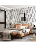 Set 5 placi tapet 4D, autoadeziv, 70x70cm, diverse culori