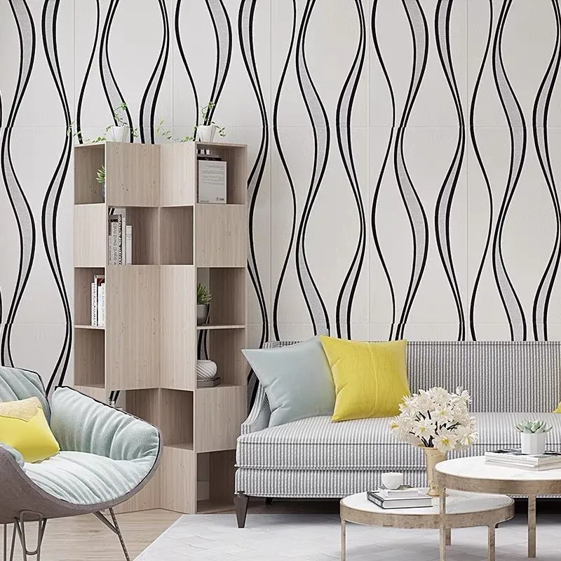 Set 5 placi tapet 4D, autoadeziv, 70x70cm, diverse culori